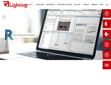 Tablet Screenshot of glighting.com